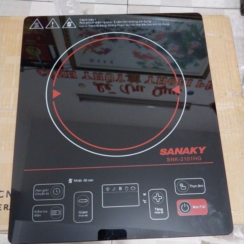 Bán kính chịu nhiệt bếp hồng ngoại Sanaky SNK-2101HG Chính Hãng mới đẹp
