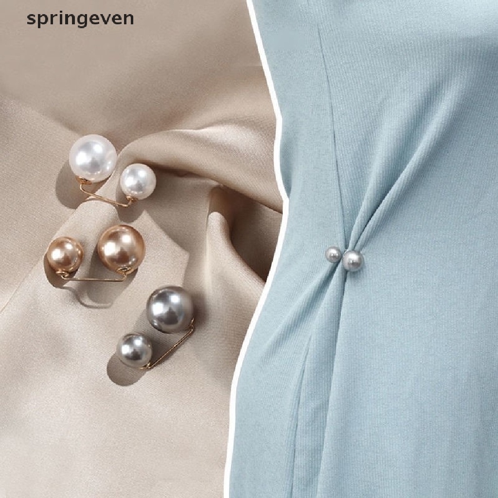Springeven Bộ 3 Ghim Cài Quần Áo Cố Định Thắt Lưng Cỡ Nhỏ Tinh Tế Chống Rơi Vỡ