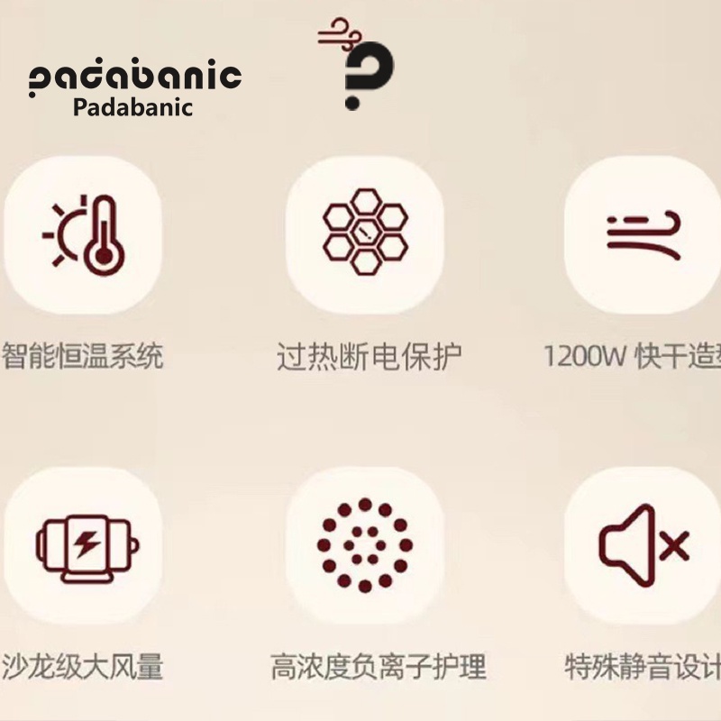 Máy Sấy Tóc Hai Chiều Nóng Lạnh Phát sáng ion xanh bảo vệ tóc