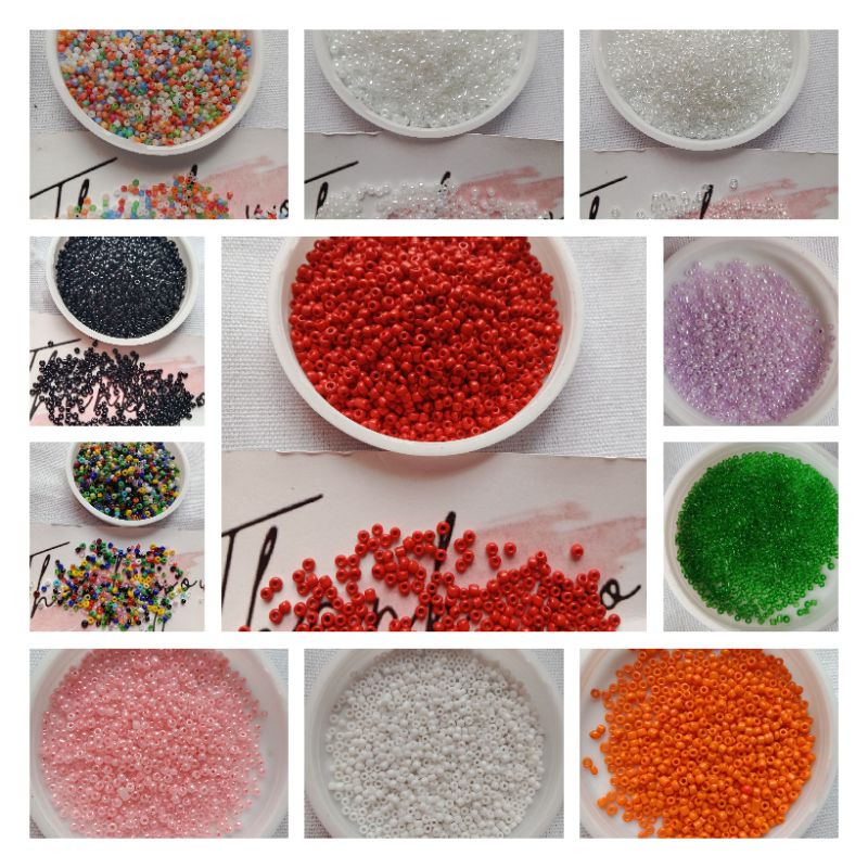 50g hạt cườm tấm 2mm