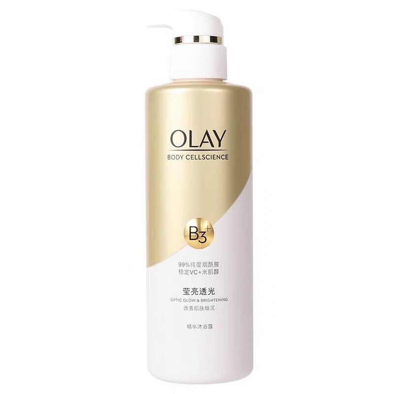 Sữa Tắm OLAY B3+Vitamin C Siêu Dưỡng Trắng Da, Cấp Ẩm Và Đàn Hồi Cho Da 500ml