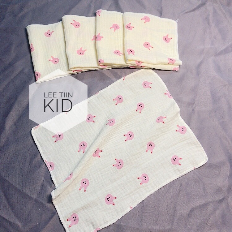 Khăn sữa xô muslin mỏng mịn siêu thấm hút cho bé trai, bé gái