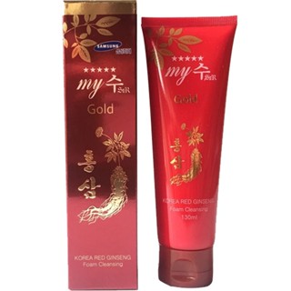 Sữa Rửa Mặt Hồng Sâm Đỏ My Gold 130ml.