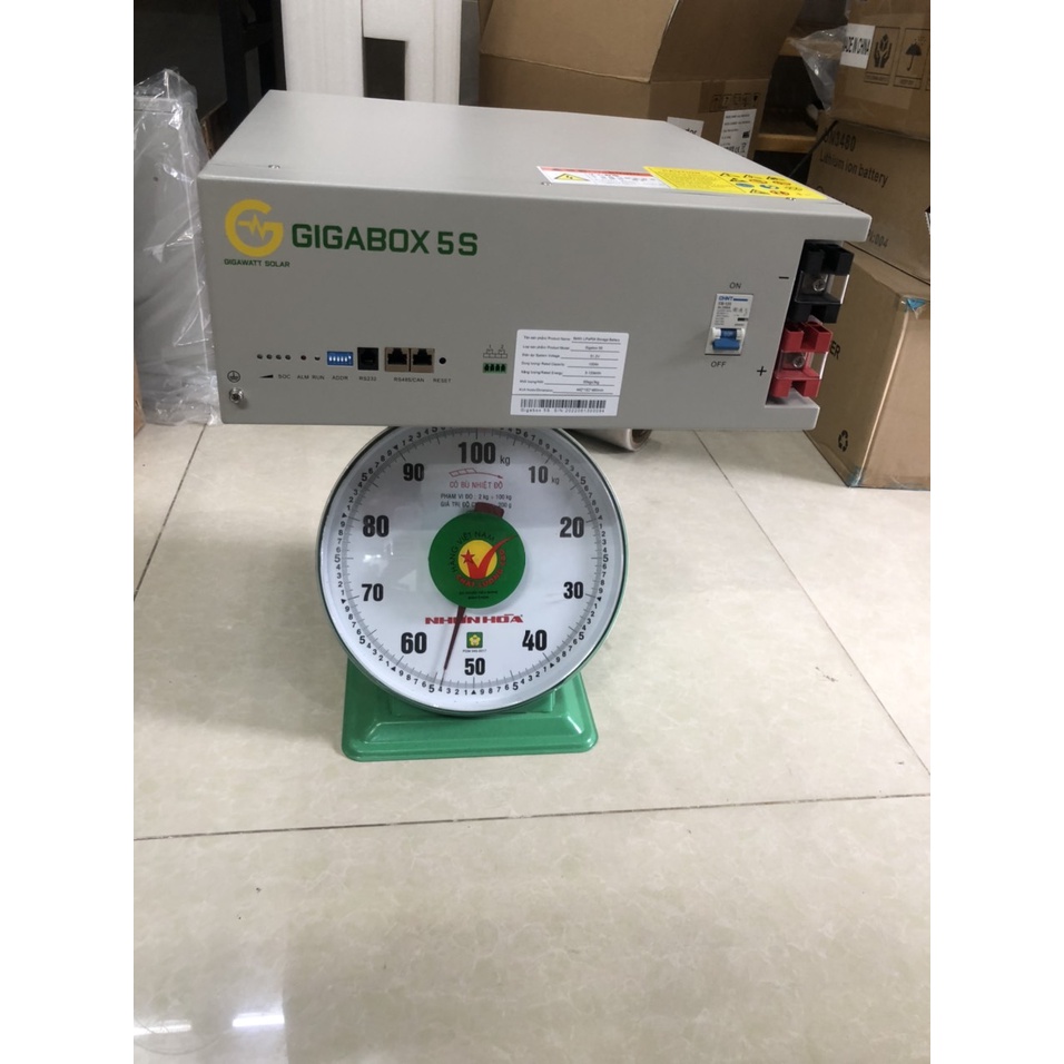 Pin lưu trữ lithium Gigabox 5S 51.2v 100ah