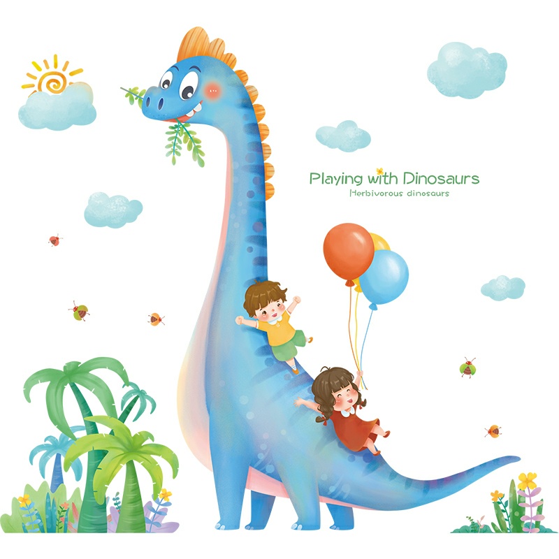 Decal dán tường trang trí chủ đề tiếng anh cho bé