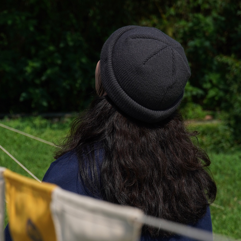 Mũ Len Hip hop Màu Trơn Thời Trang Đường Phố Nhật Bản Cho Nam Và Nữ