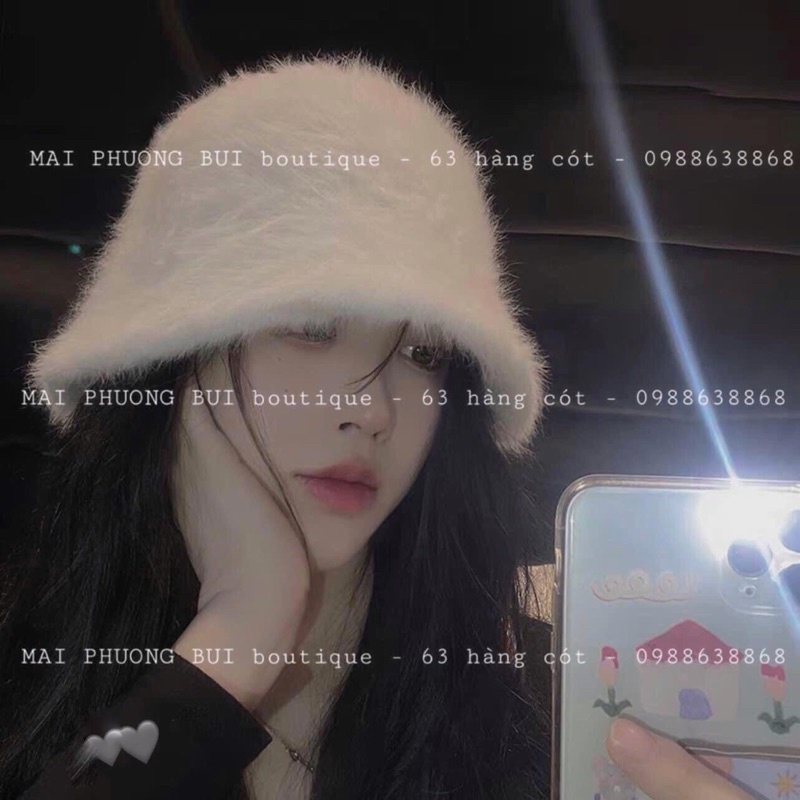 Mũ lông thỏ siêu xinh ( hàng L1 )