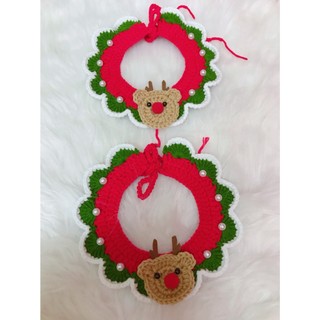 Mũ - yếm - khăn quàng cổ noel cho chó/mèo