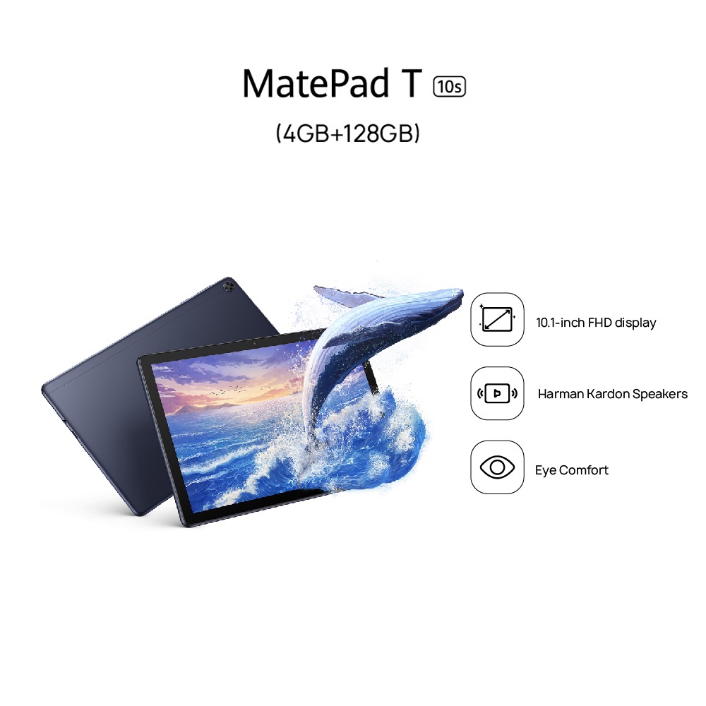【Có thể COD】Máy tính bảng TAB Matepad T 2022 chip snap 680 màn 10.8inch 2K siêu nét giải trí chơi game mượt (Wifi+5G)