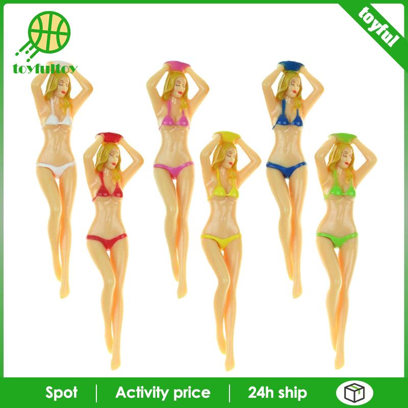 Set 6 Tees Golf Vui Nhộn Chất Lượng Cao Cho Nữ