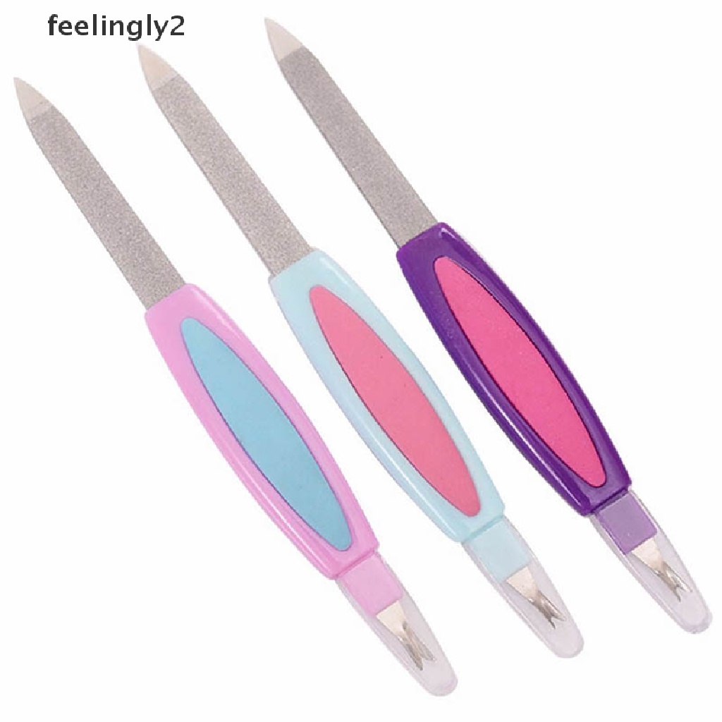 Cây Dũa Móng Tay 2 Trong 1 Bằng Thép Không Gỉ