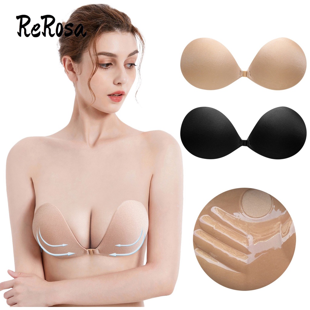 Rerosa Miếng Dán Ngực Silicone Vô Hình Thoáng Khí