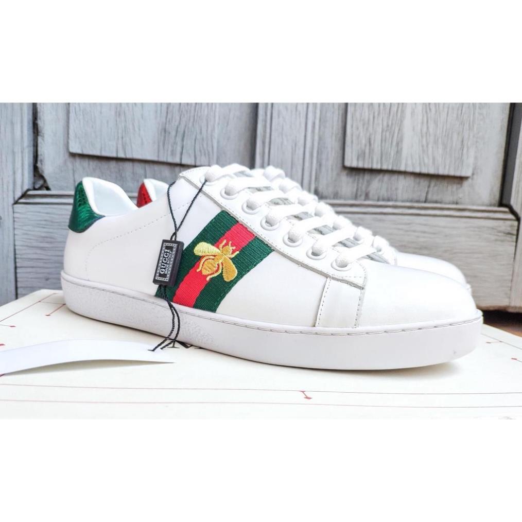 Giày Gucci ACE Ong SC, Giày Gucci Ong Mẫu Mới 2022 Full Box Xanh - Sẵn Hàng