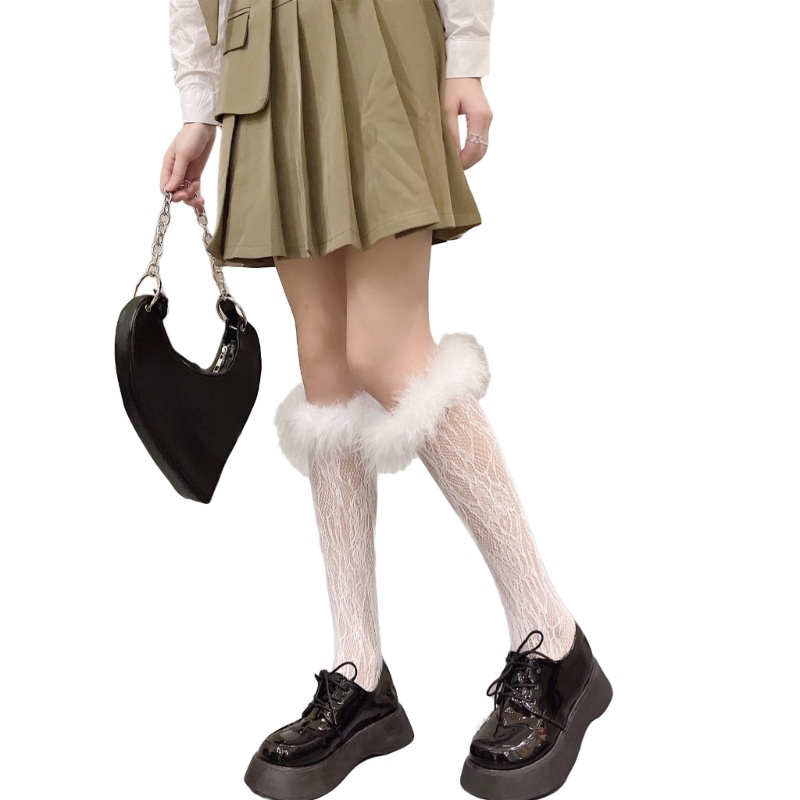 Tất Chân Dài Tới Gối Thiết Kế Dễ Thương Quyến Rũ Cho Nữ