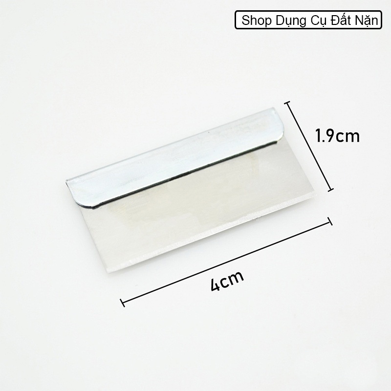 Dao mỏng cắt đất sét 4cm không rỉ