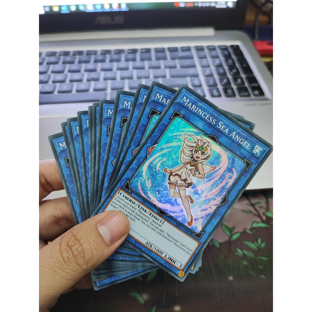 1 lá thẻ bài Marincess Sea Angel - RIRA-ENSE4 - Super Rare Limited Edition