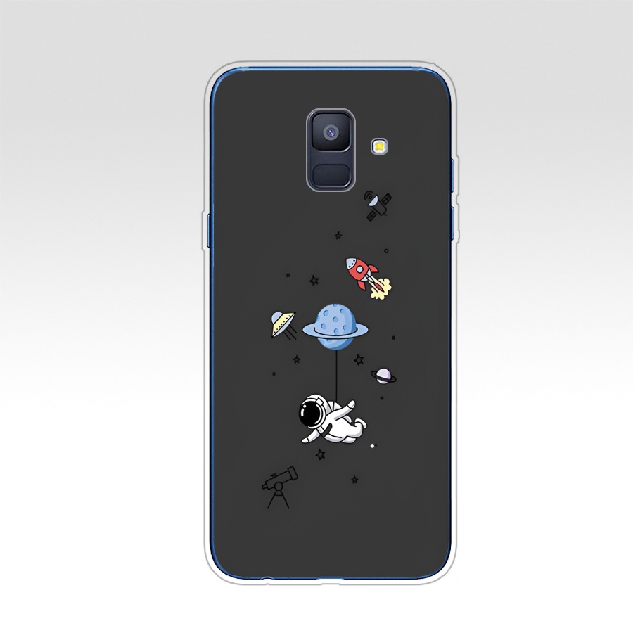 Ốp Lưng silicone Mềm Nhiều Họa Tiết Dễ Thương Cho Samsung Galaxy A8 2018 A8 plus 2018 A6 2018