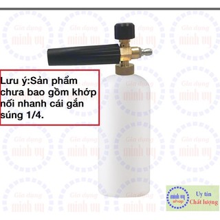 Bình phun bọt tuyết 1L lắp máy rửa xe