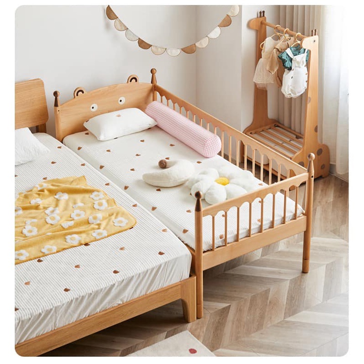 Dây cờ hình trăng dễ thương, màu nâu be, vải cotton kaki xịn, may đẹp - Dây trang trí, Decor, Sinh nhật, Lều vải Thiên Ý