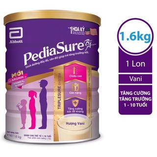 Sữa bột pediasure hương vani 1,6kg date 07/2024