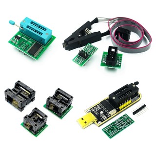 Mô đun bios usb ch341a 24 25 series eeprom + kẹp thử soic8 sop8 cho eeprom 93cxx / 25cxx / 24cxx