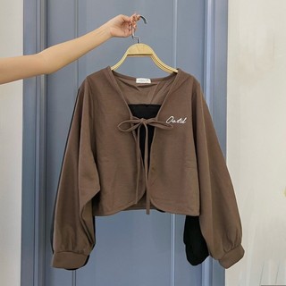 Set áo tay bồng OOTD thêu (ảnh thật)
