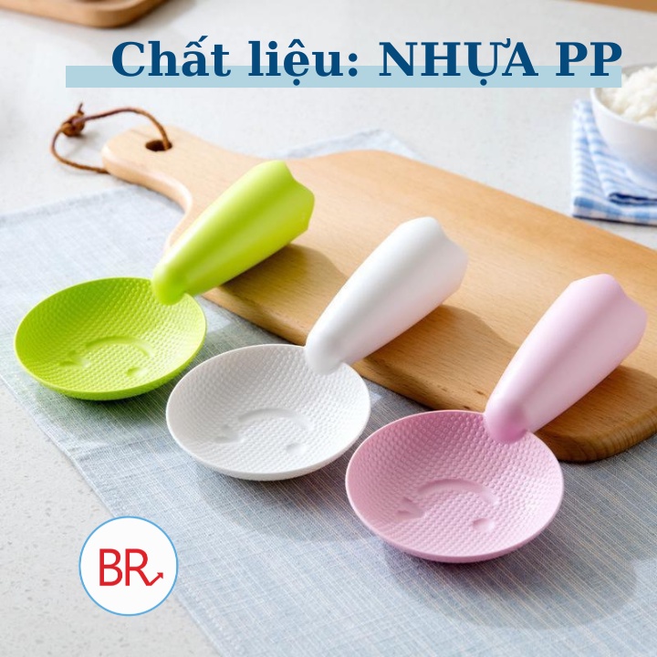 Muôi xới cơm hình Mặt Cười xinh xắn Việt Nhật 2854 – Muỗng xới cơm chịu nhiệt tốt an toàn Br 01699