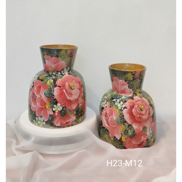 Lọ hoa vẽ tay- lọ hoa Bát Tràng