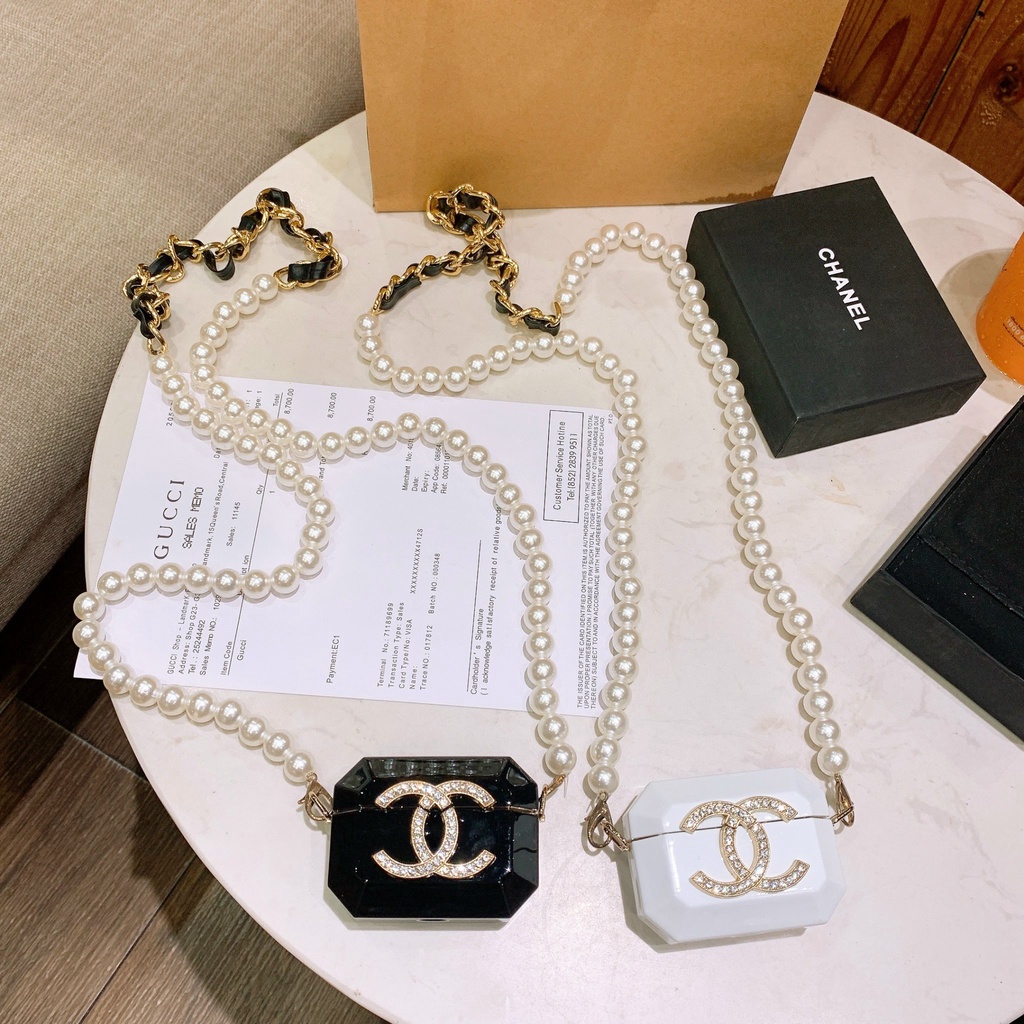 Túi Mini Dây Đeo Chuỗi Hạt Ngọc Trai