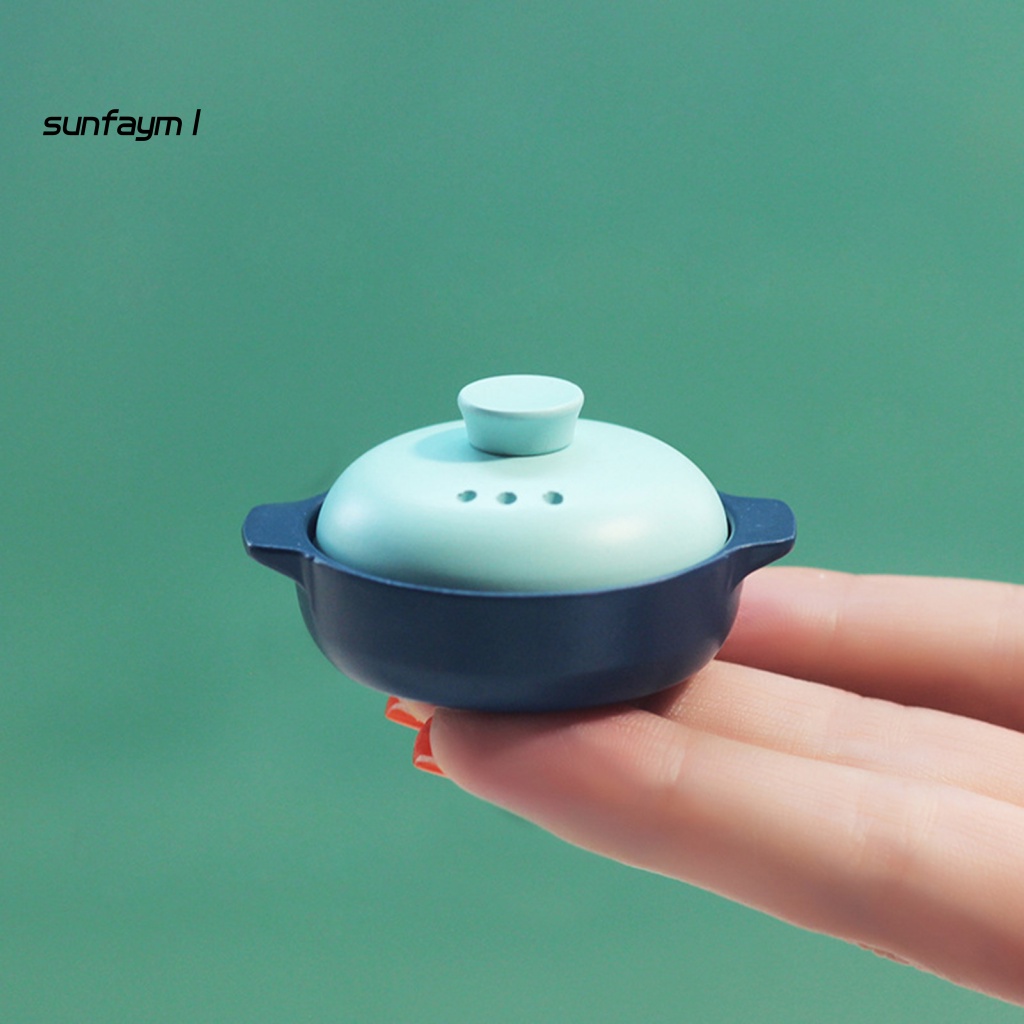 Sunfa Mô Hình Nồi Nấu Súp Mini Bằng Kim Loại Trang Trí Nội Thất Nhà Búp