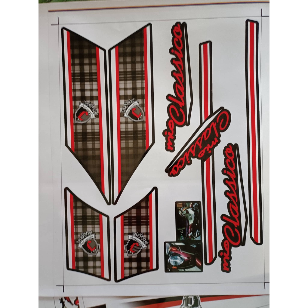 tem rời clasico 2019, decal 3 lớp