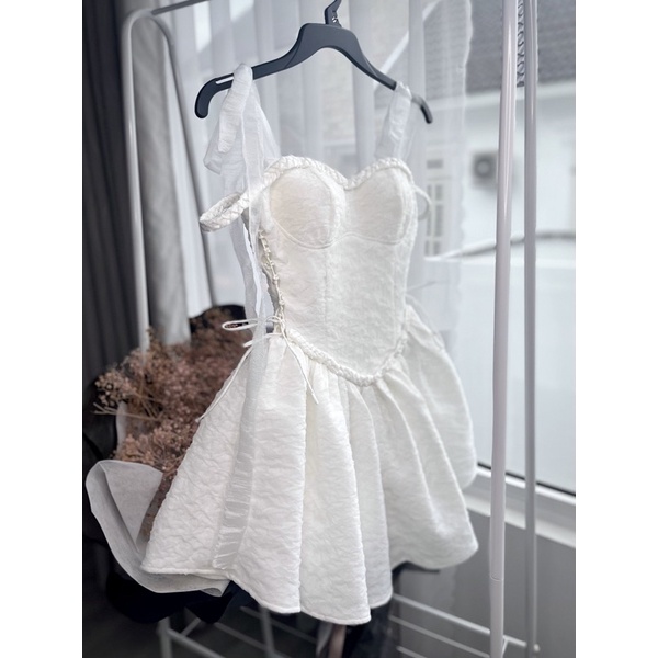 Váy Xoè Viền Dây Bính Jolie Dress Minissy By Krissy