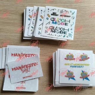 Có sẵn sticker pre nhóm enhypen - nct dream - snsd chính hãng hàng của synnara