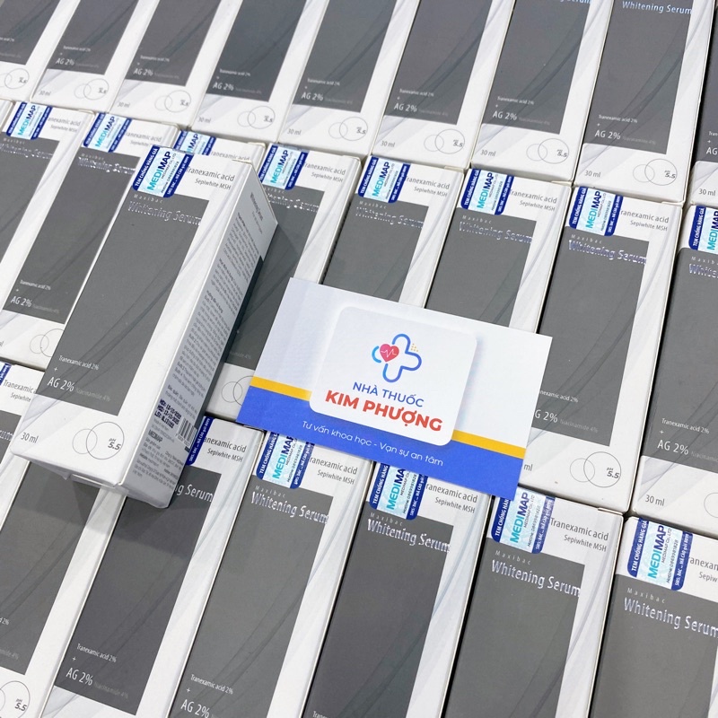 Serum Maxibac whitening sáng da ,mờ nám, giảm thâm Medimap lọ 30ml