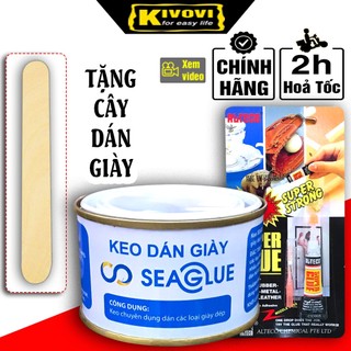Keo Dán Giày Đa Năng SeaGlue CHÍNH HÃNG 100Gr/ Voi Thái 3Gr - Keo Dính Giày Dép Siêu Dính - Phụ Kiện Giày Dép Kivo