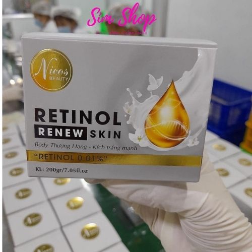 Kem Dưỡng Da Body Retinol Nicos Beauty Chính Hãng Thượng hạng SimShop20 Dưỡng trắng body toàn thân 200g | BigBuy360 - bigbuy360.vn