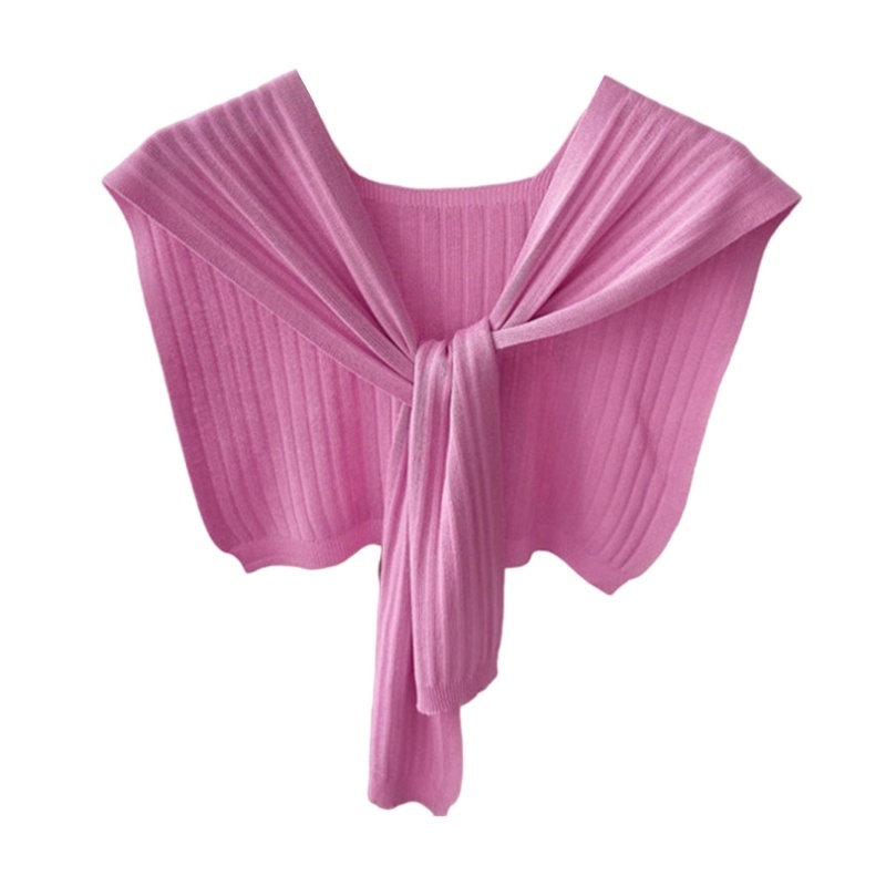 Khăn Choàng Vai Dệt Kim Màu Sắc Ngọt Ngào Thanh Lịch Cho Nữ