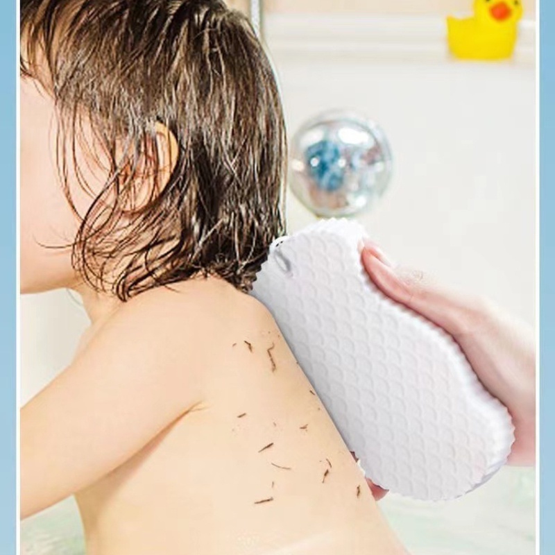 Bông Tắm Tẩy Tế Bào Chết Toàn Thân Bằng Bọt Biển Siêu Mềm 3D Có Thể Tái Sử Dụng Phù Hợp Với Người Lớn Và Trẻ Em
