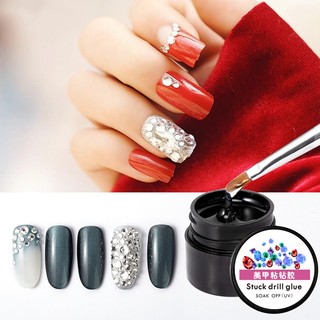 Keo uv trong suốt dán trang trí móng tay 8ml diy