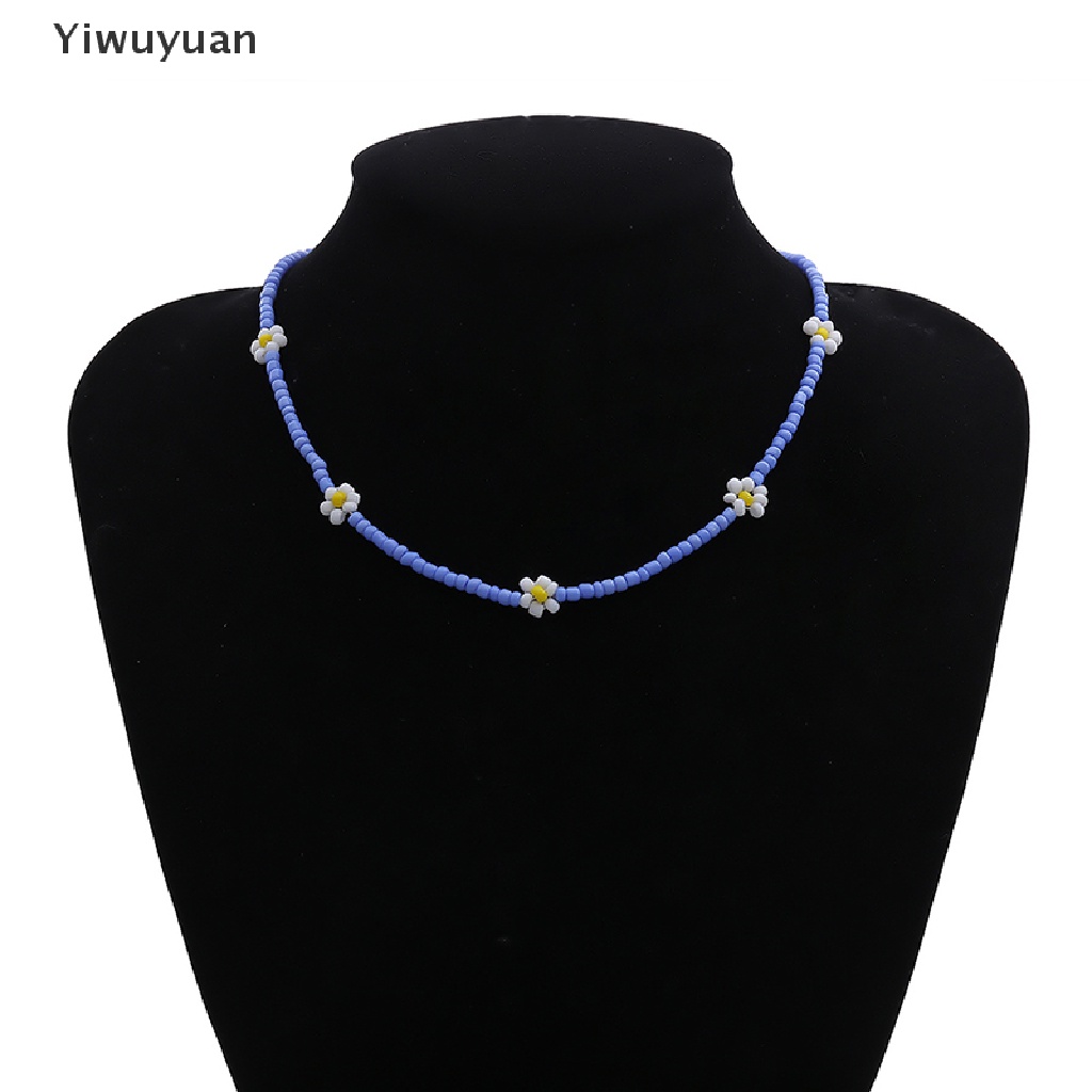 &lt; Yiwuyuan &gt; Vòng Cổ Choker Chuỗi Hạt Hình Hoa Phong Cách Bohemian Làm Quà Tặng Hàng Giảm Giá