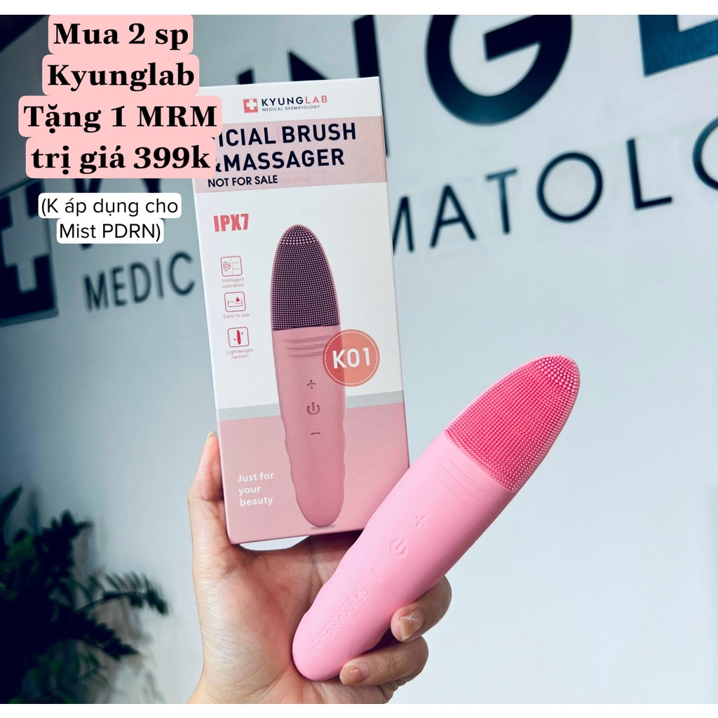 Máy Rửa Mặt Massage 5 Chế độ Kyung Lab Rung Siêu Âm 8000 lần/phút