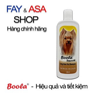 Dầu tắm Boola Smooth 300ml chuyên dùng cho thú cưng lông dài