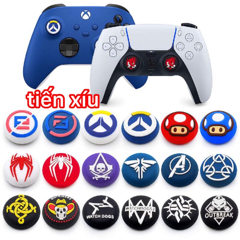 200 mẫu núm bọc cần Analog tay cầm Ps5/XboxOne/Ps4/Ps3/Ps2/Xbox360...set 2 cái chụp cần analog tay cầm game