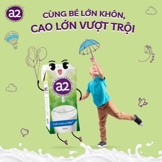 (Thùng 24 hộp) Sữa Pha Sẵn A2 Full Cream, 200ml (DATE 04.2023)