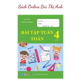 Sách - bài tập tuần toán 4 - tập 2