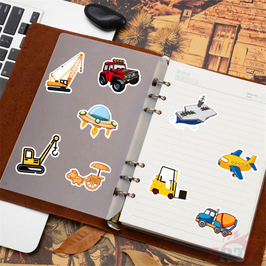 50Pcs/Set ❉ Vehicle Series 04 Cars Bus Truck Stickers ❉ DIY Fashion Waterproof Doodle Decals Stickers