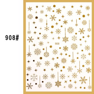 Sticker Hoa Tuyết Trang Trí Móng