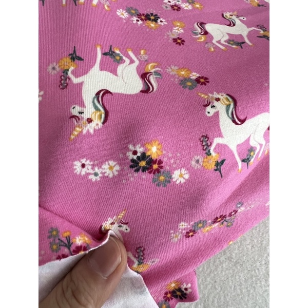 Vải thun cotton 4c hình ngựa pony