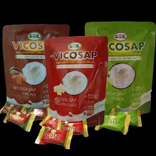 [SUMART] Kẹo Dừa Sáp Lá Dứa 100g [VICOSAP - ĐẶC SẢN TRÀ VINH]