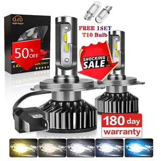 1 Cặp Đèn Pha LED H4 H7 H8 H10 9012 H11 H27 9005 HB3 9006 HB4 H1 3000K 4300K Cho Xe Hơi ​​Đèn LED Phá Sương Mù 6000K 8000K 12000LM 110W 12V Chuyên Dụng Cho Xe Hơi